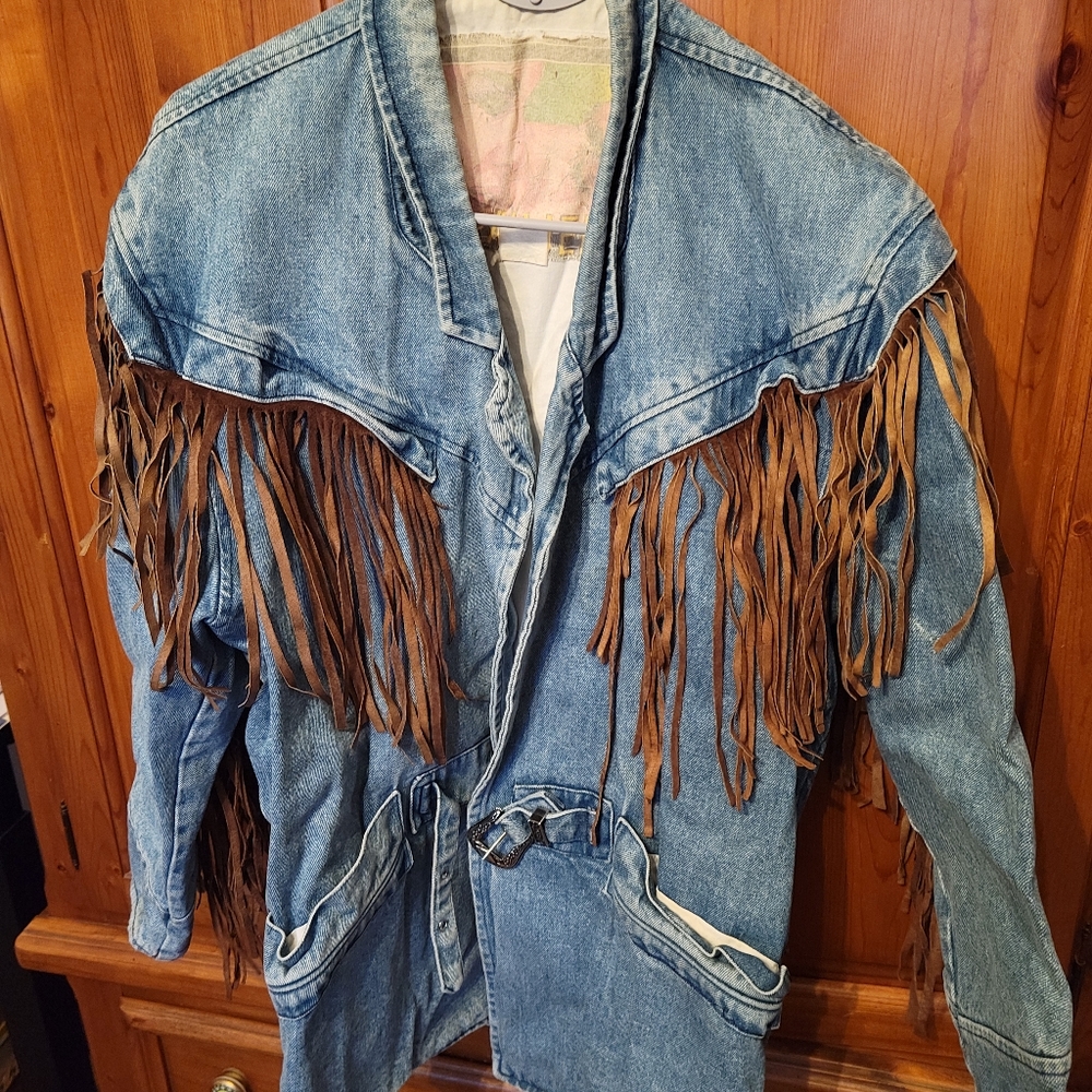 Vintage Jacket with Fringe